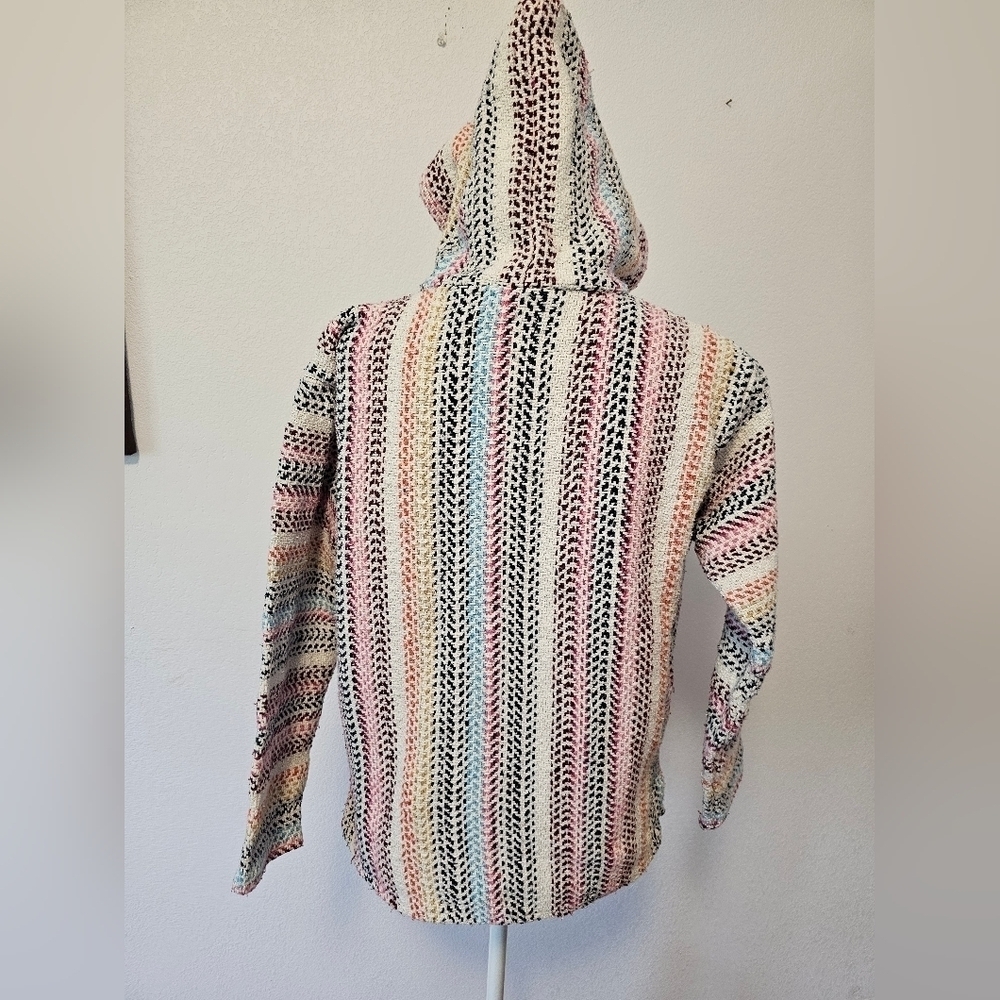 Baja Joe Pullover Rug Hoodie Women's Size Small - Picture 8 of 10
